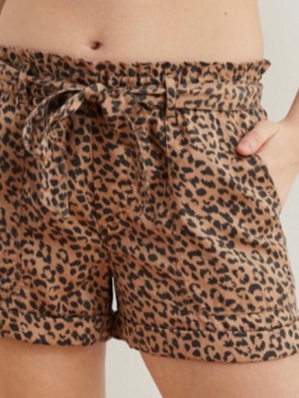 Aerie - Leopard Print Shorts